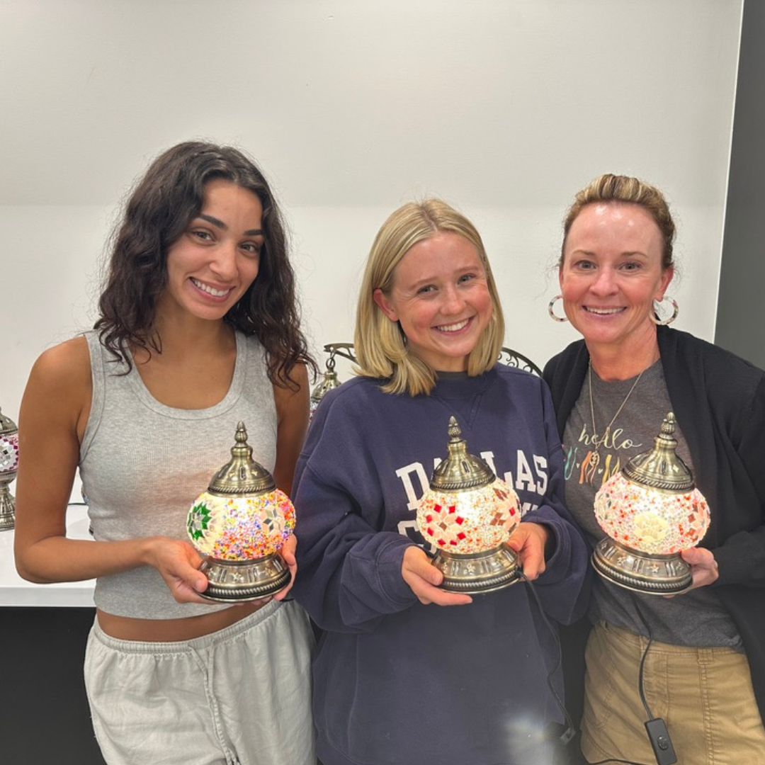 Valentine’s & Galentine’s Mosaic Lamp & Brunch Experience at Mesa Mezcal in Irving, TX