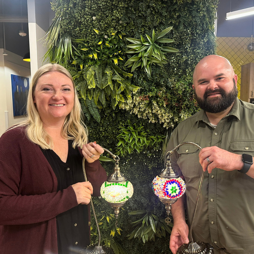 Valentine’s & Galentine’s Mosaic Lamp & Brunch Experience at Mesa Mezcal in Irving, TX