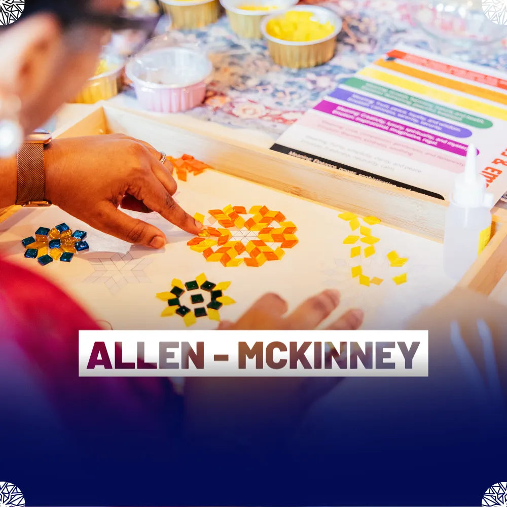 Mosaic Lamp Making Workshop in Allen, Texas