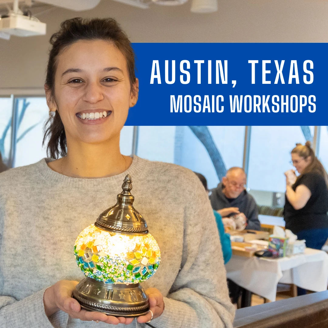 Mosaic Lamp Workshop Austin, TX