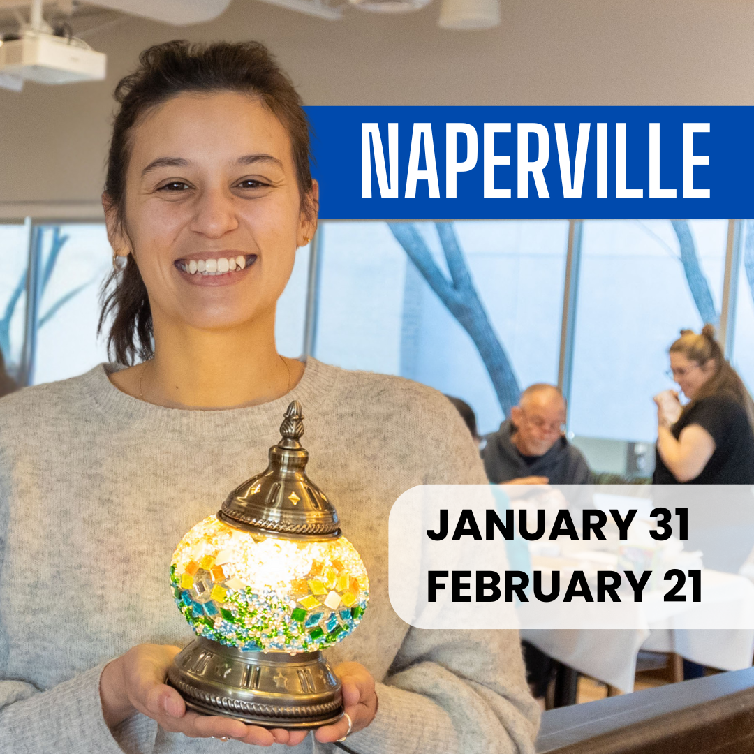 Mosaic Lamp Workshop in Naperville, IL