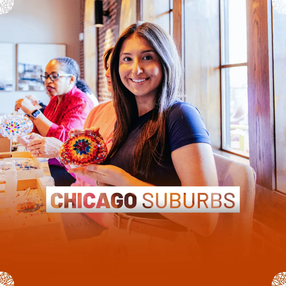 Mosaic Lamp Workshop in Chicago Suburbs, IL