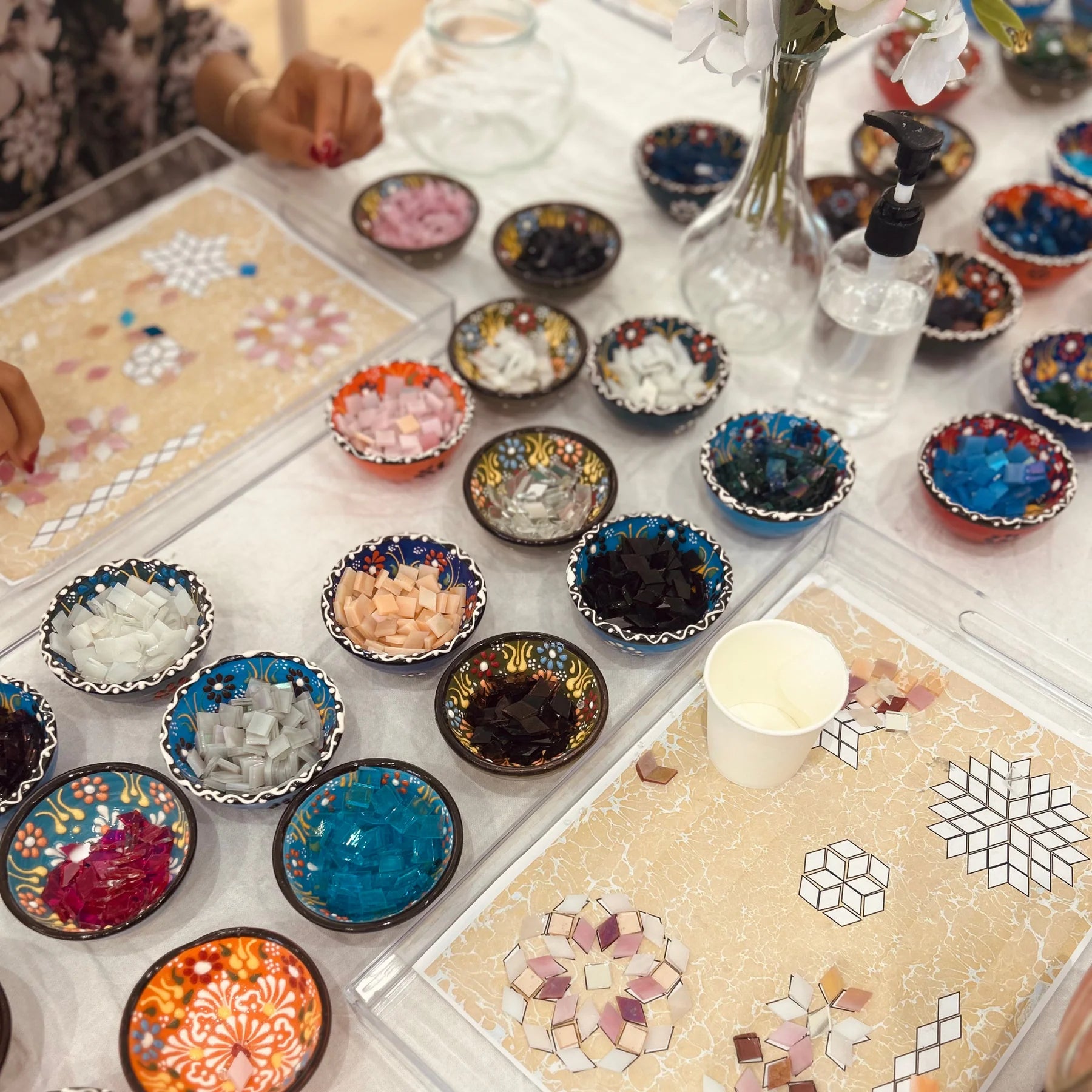 Private Mosaic Lamp Workshop - TCU KD Sisters