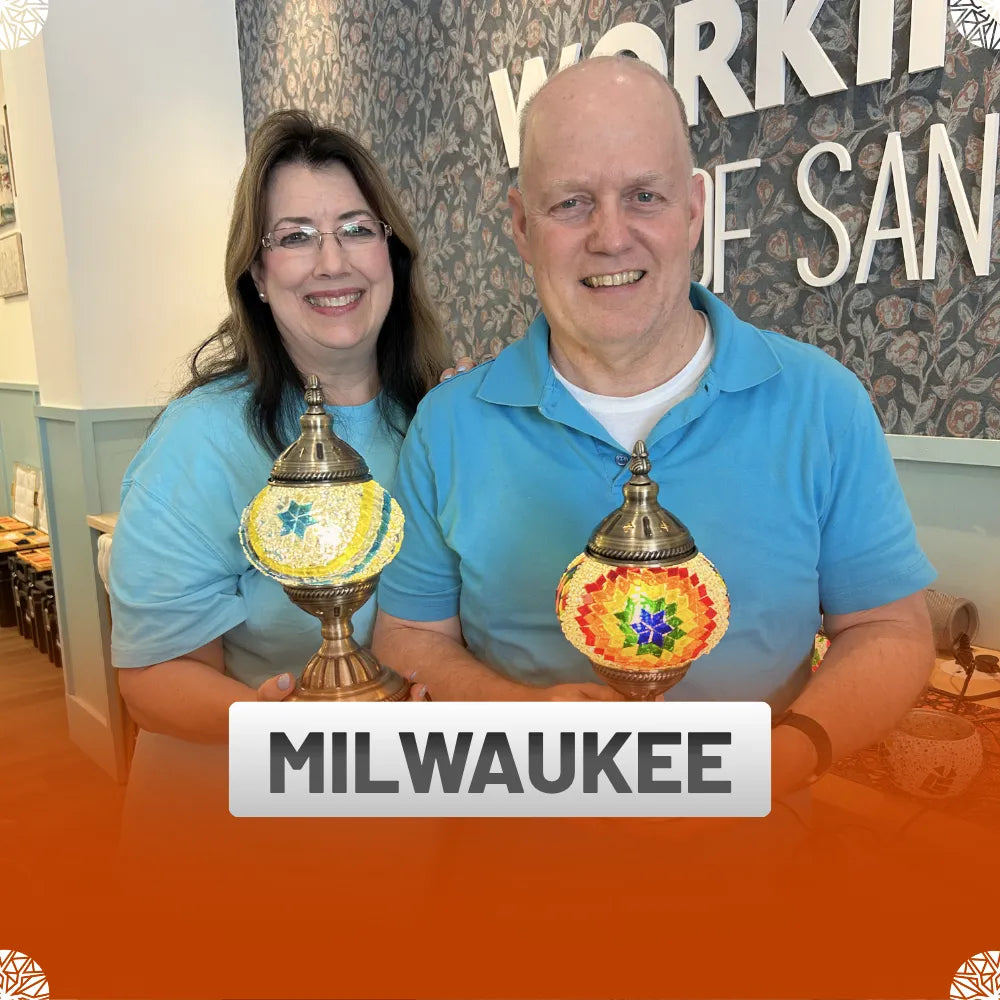Turkish Mosaic Lamp Workshop Events in Milwaukee, WI