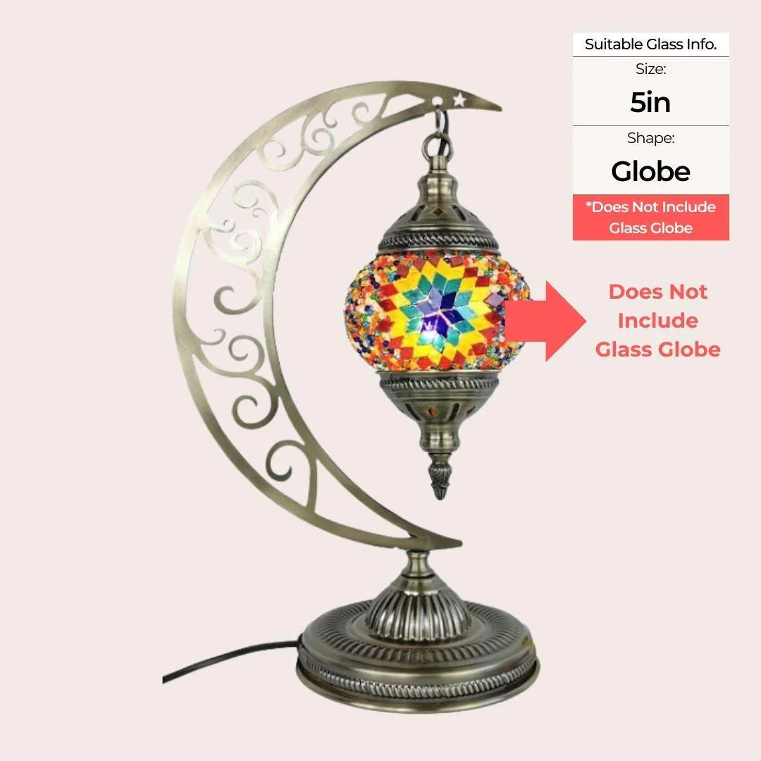 Mosaic Lamp Base Metal Frame for Turkish Lamps