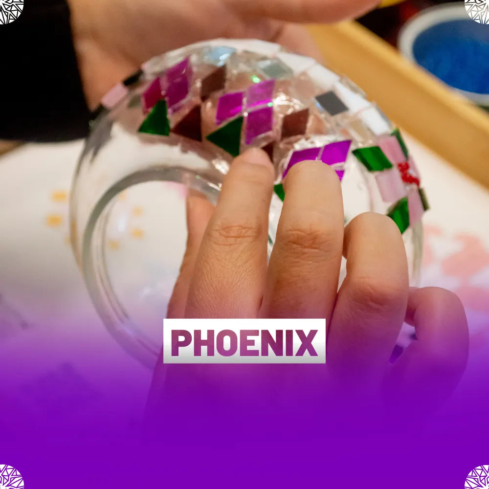 Mosaic Lamp Workshop Phoenix, Arizona