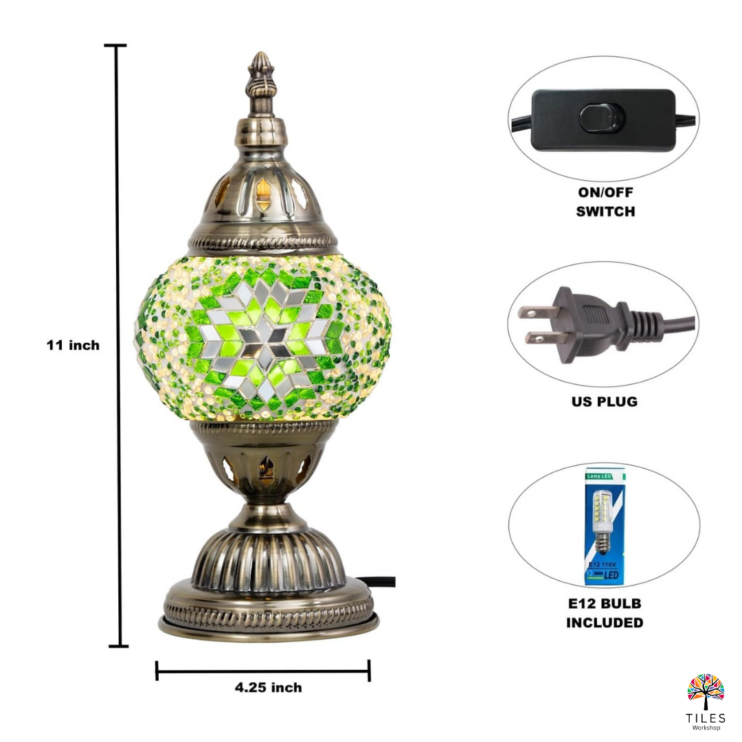 Table Lamp Turkish Mosaic Lighting Kit