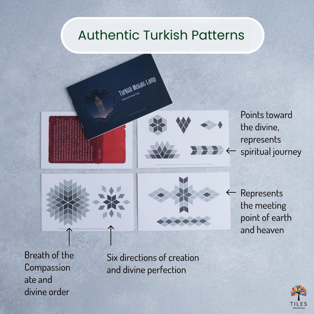 Table Lamp Turkish Mosaic Lighting Kit