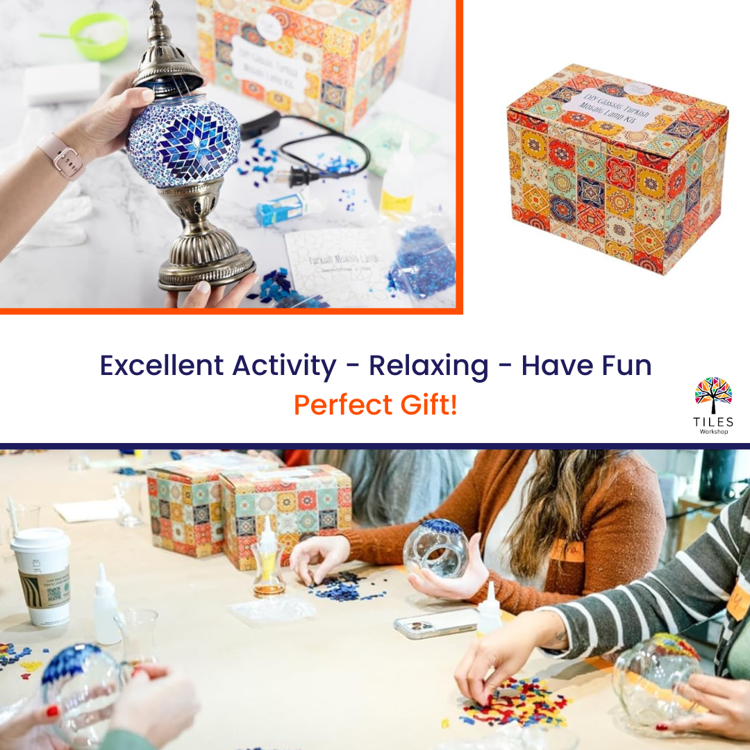 Table Lamp Turkish Mosaic Lighting Kit