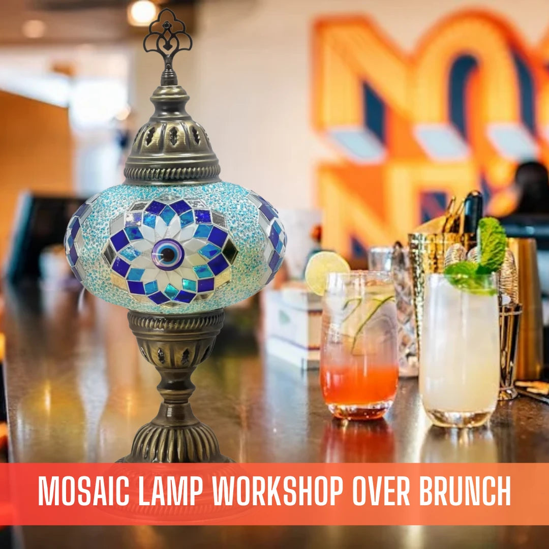 Valentine’s & Galentine’s Mosaic Lamp & Brunch Experience at Mesa Mezcal in Irving, TX