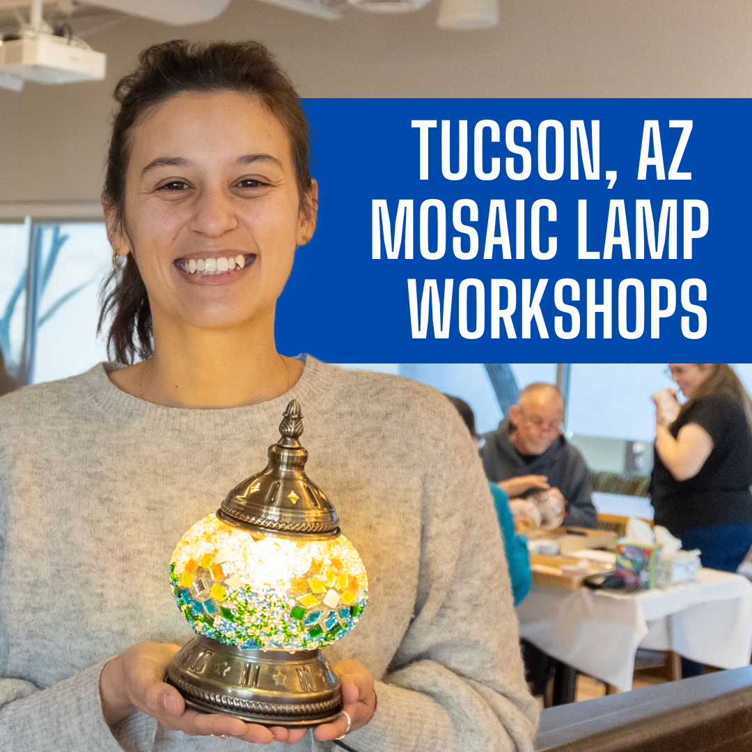 Mosaic Lamp Workshop Tucson, Arizona