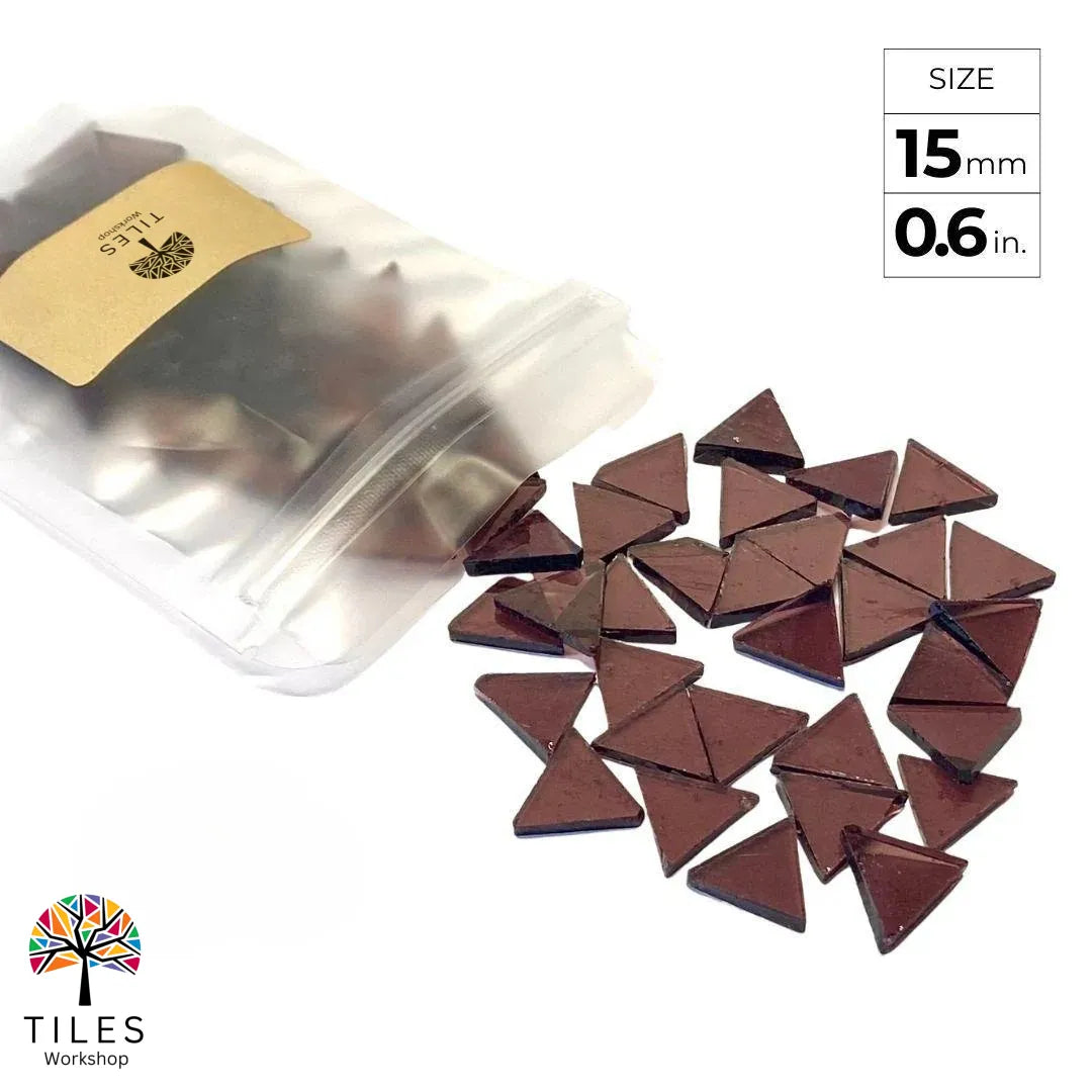 Triangle Mosaic Tiles for Turkish Lamps Making
