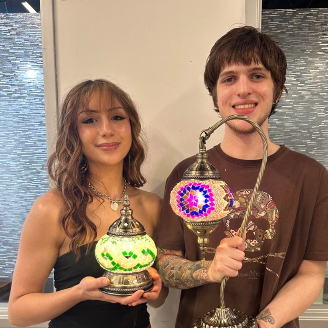 Valentine’s & Galentine’s Mosaic Lamp & Brunch Experience at Mesa Mezcal in Irving, TX