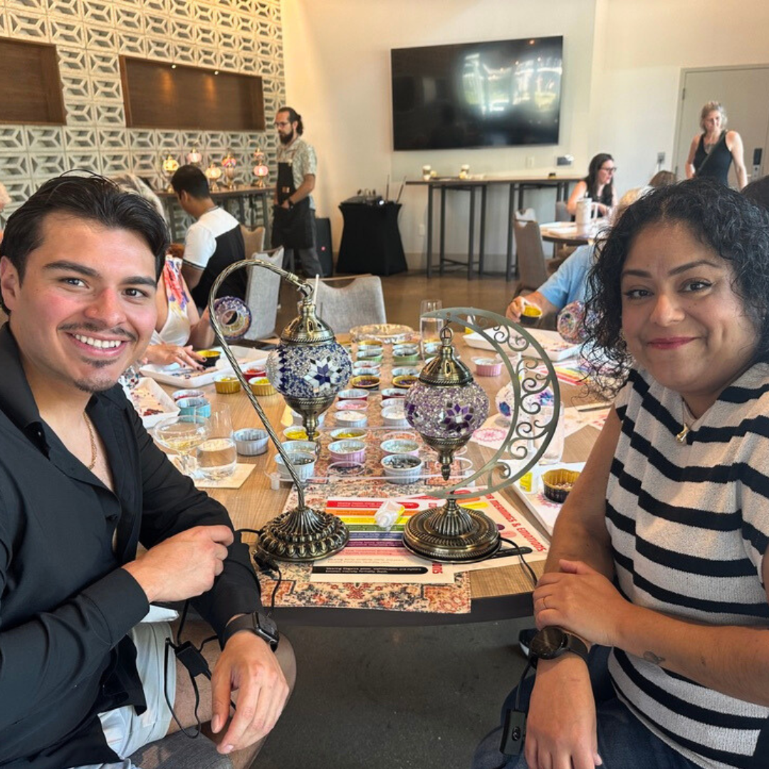 Valentine’s & Galentine’s Mosaic Lamp & Brunch Experience at Mesa Mezcal in Irving, TX