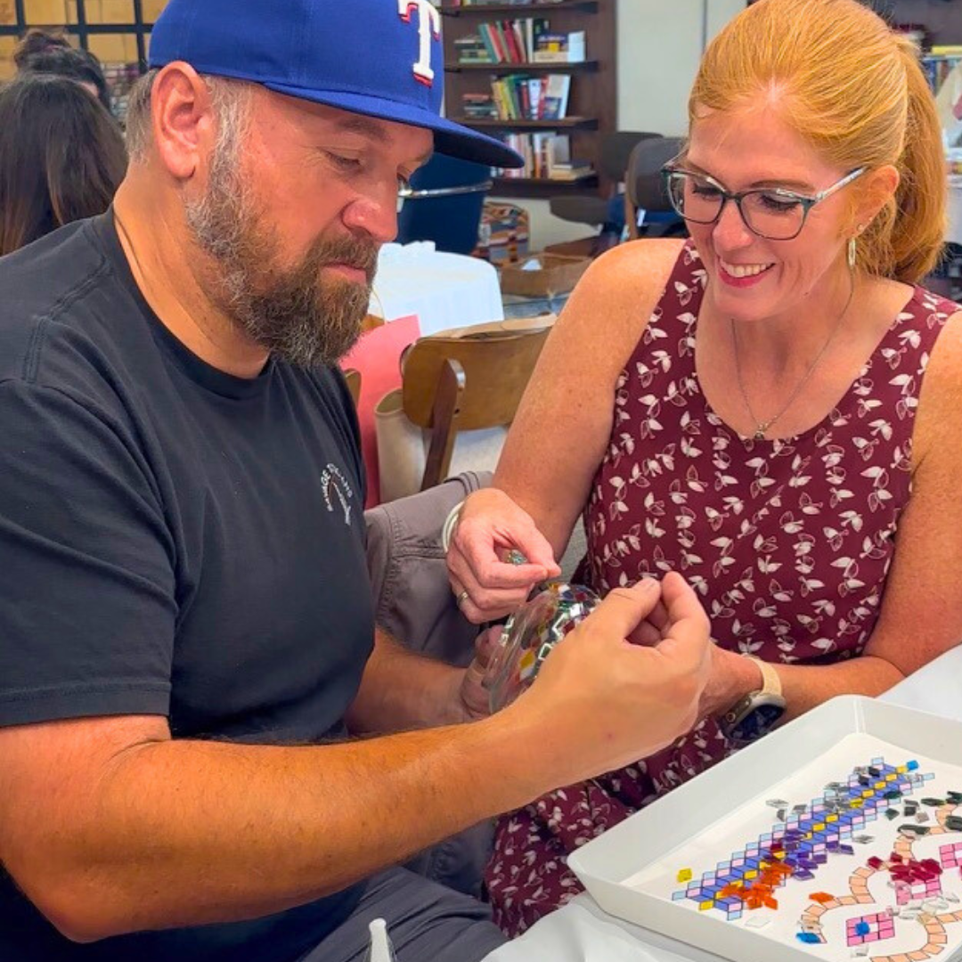 Valentine’s & Galentine’s Mosaic Lamp & Brunch Experience at Mesa Mezcal in Irving, TX