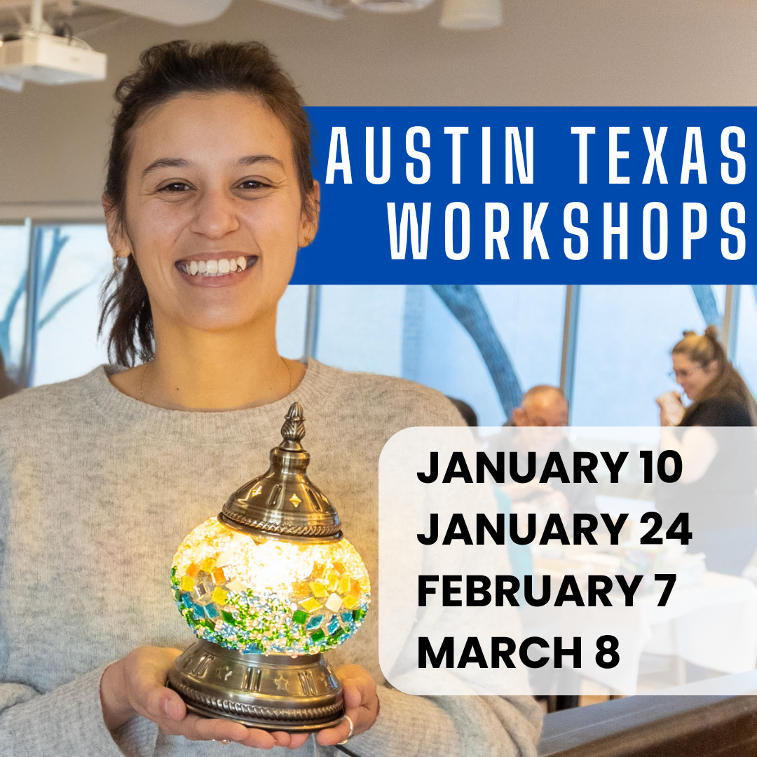 Mosaic Lamp Workshop Austin, TX