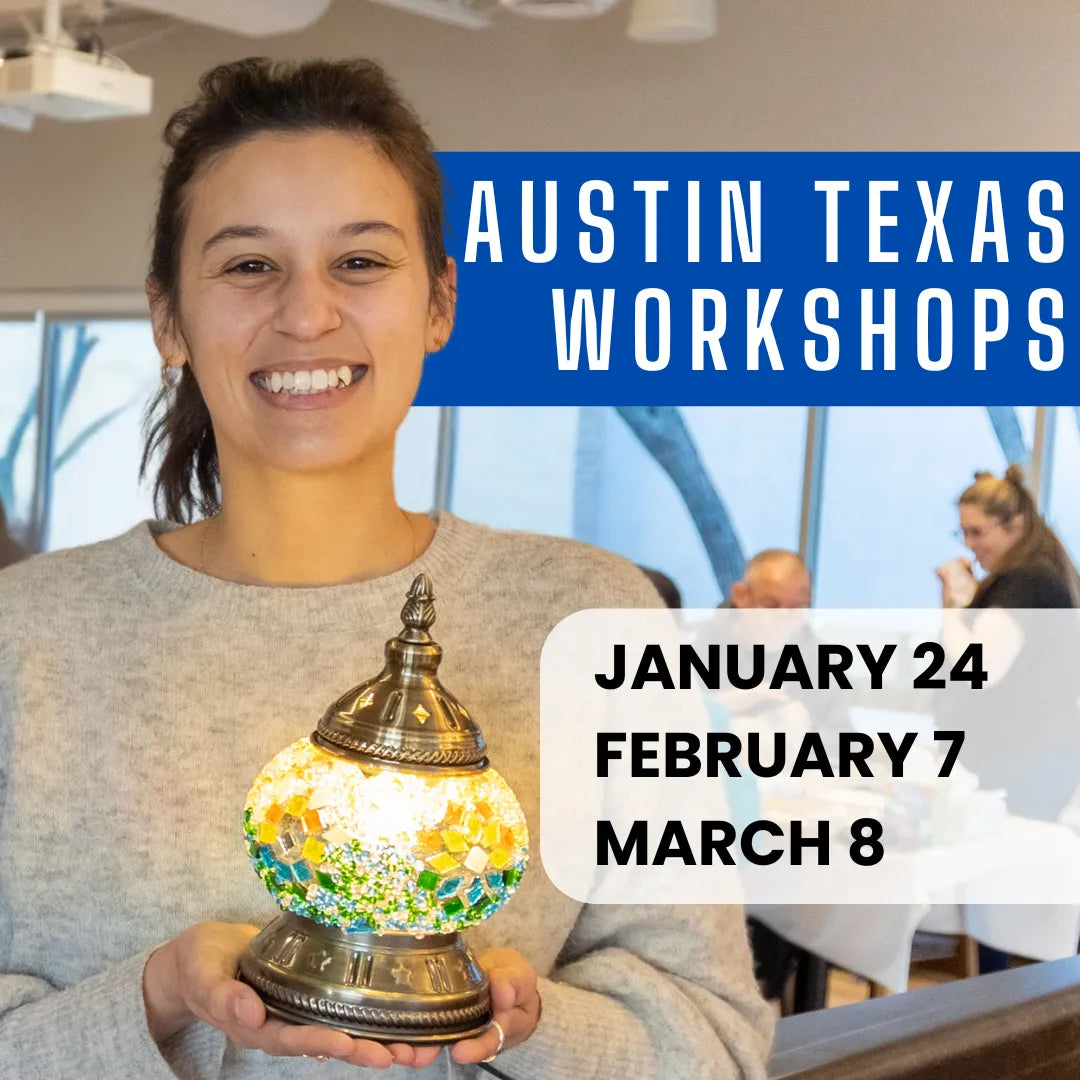 Mosaic Lamp Workshop Austin, TX
