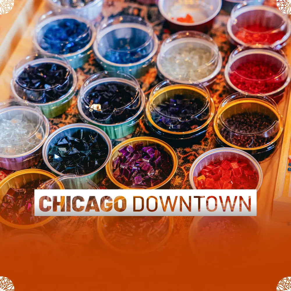 Mosaic Lamp Workshop in Chicago Downtown, IL