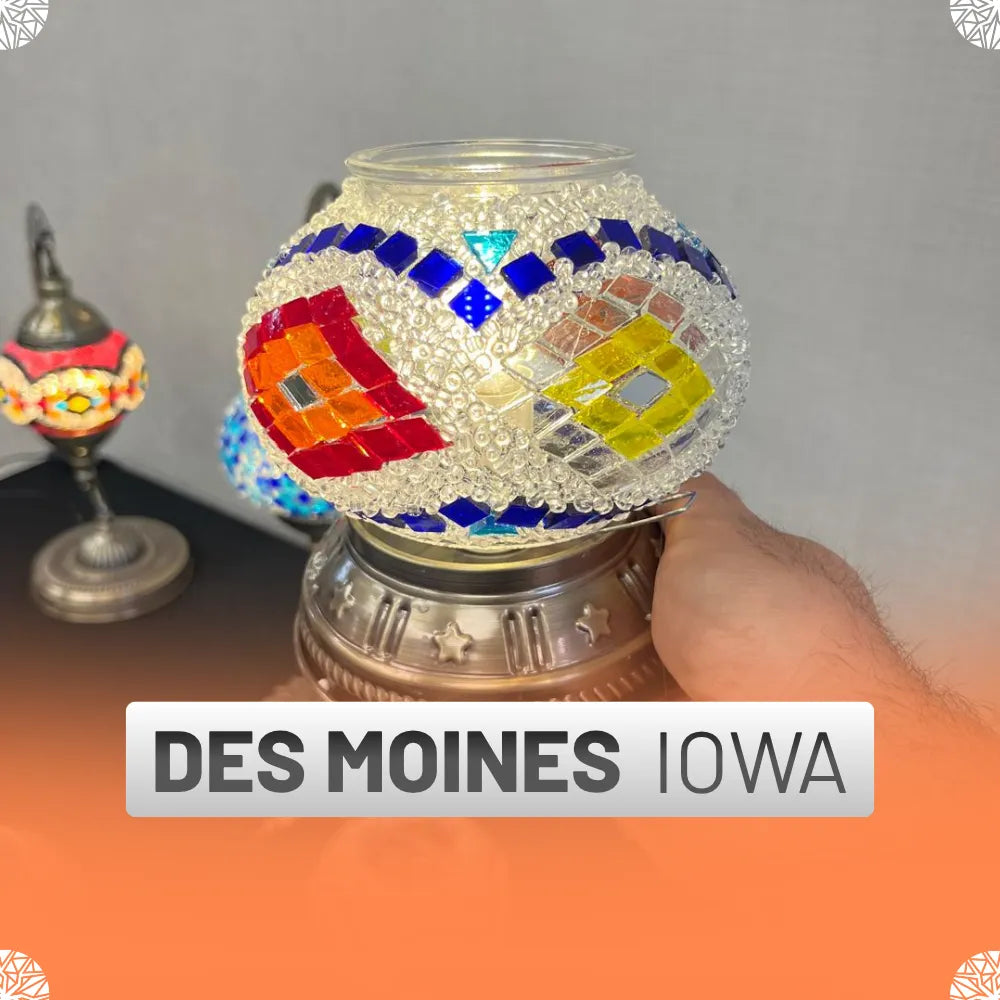 Des Moines Mosaic Lamp Workshop and Events, IA