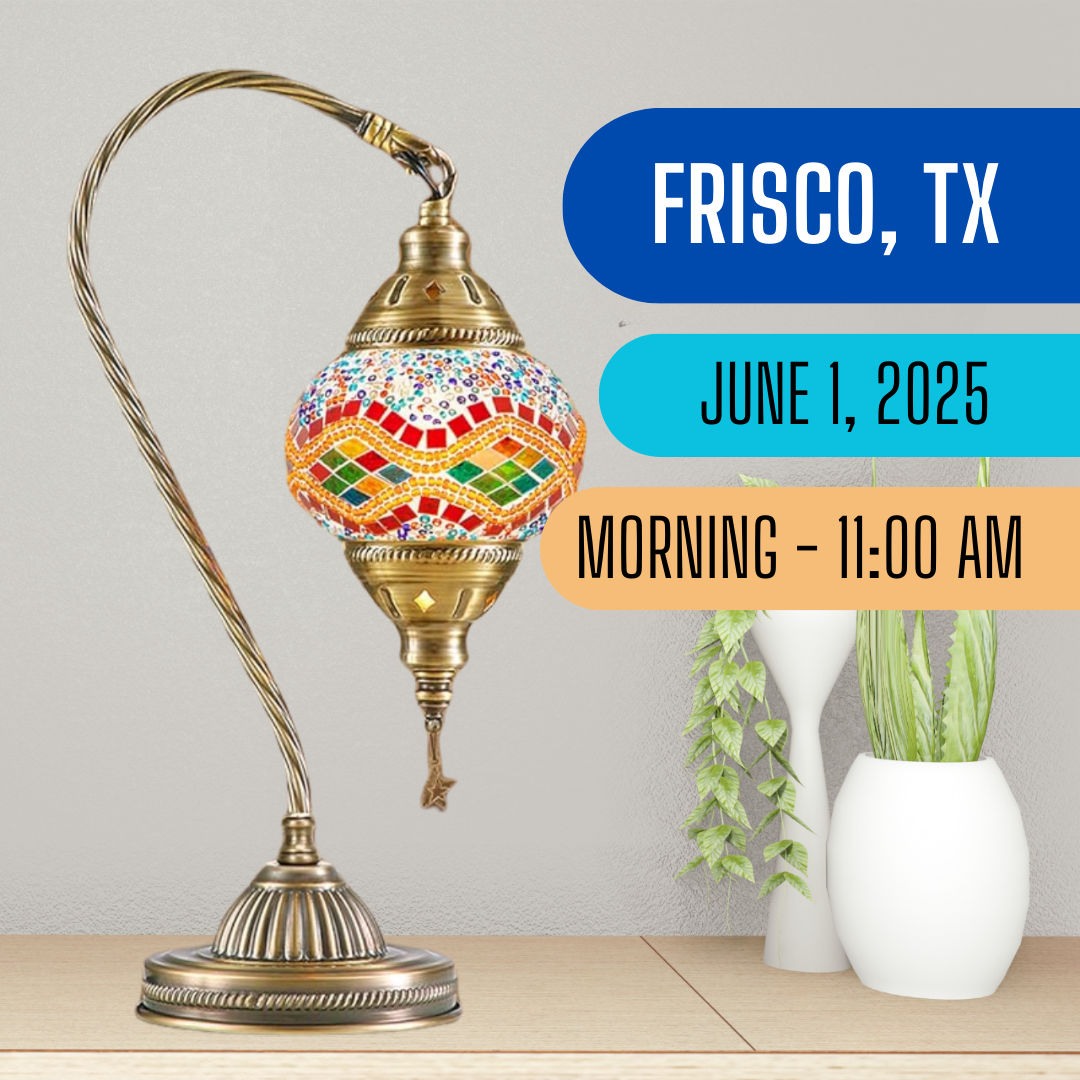 Mosaic Lamp Workshop Frisco, TX - June 1st