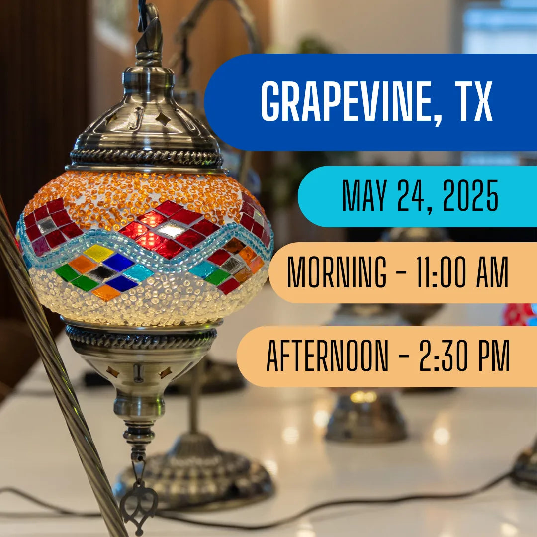 Mosaic Lamp Workshop Grapevine, TX - May 24th