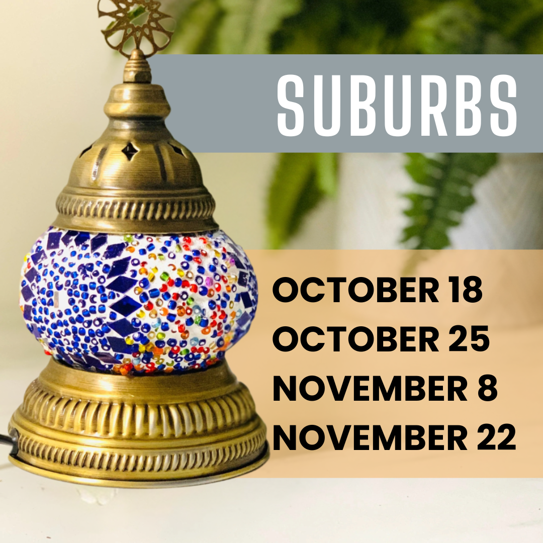 Mosaic Lamp Workshop in Chicago Suburbs