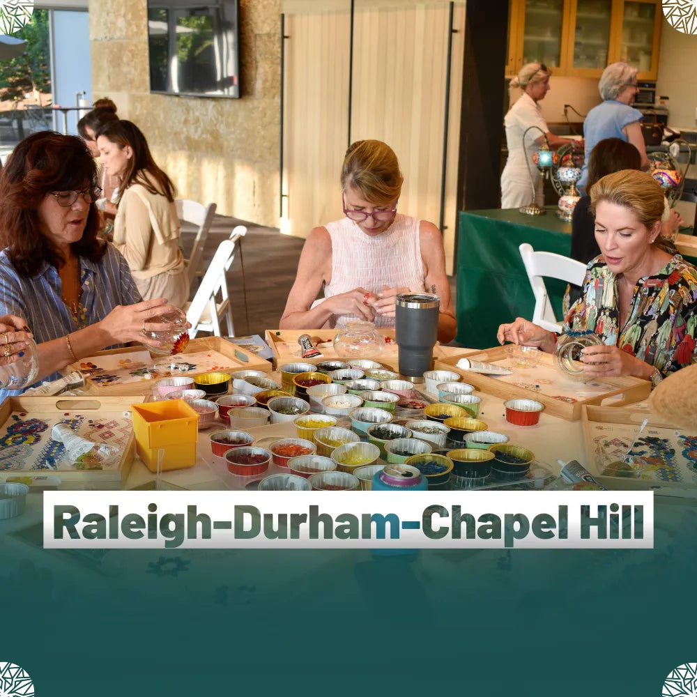 Mosaic Lamp Workshop and Events Raleigh, NC