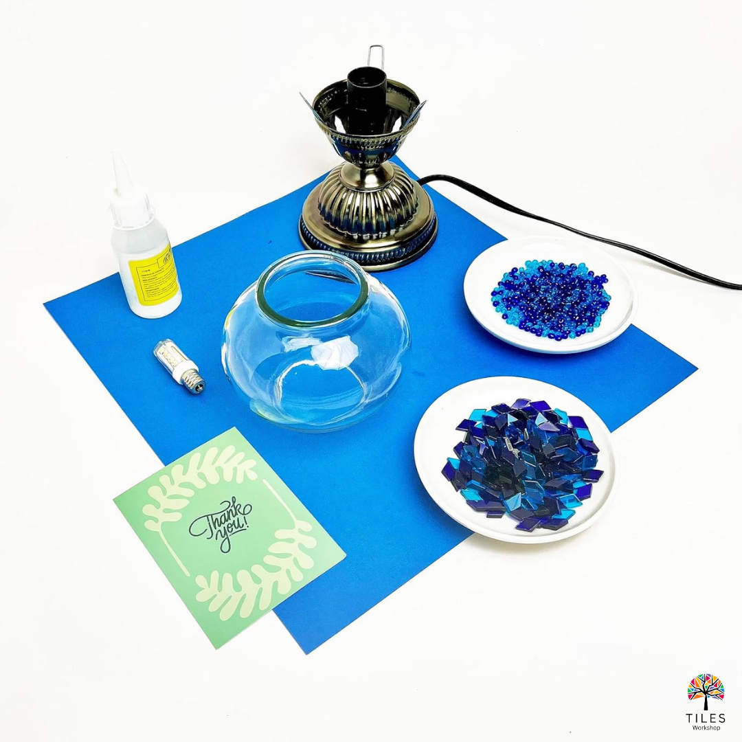 Mosaic Table Lamp DIY Kit
