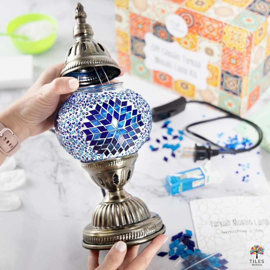 Mosaic Table Lamp DIY Kit