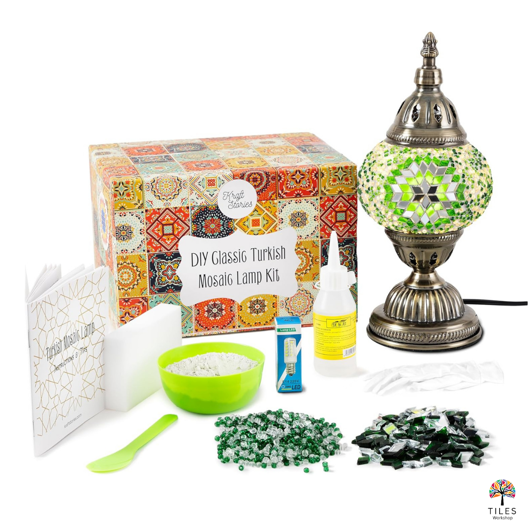 Table Lamp Turkish Mosaic Lighting Kit