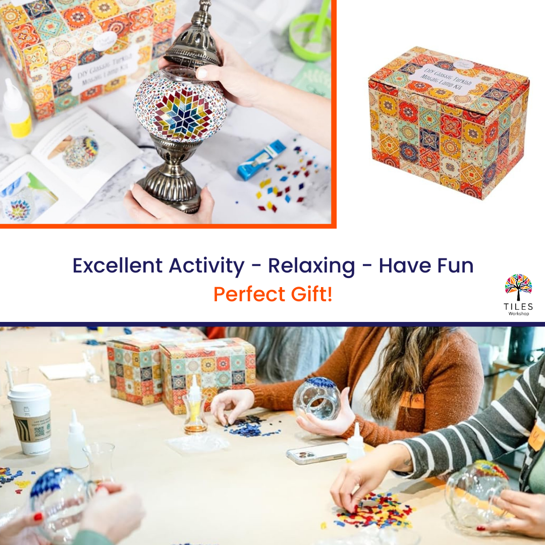 Table Lamp Turkish Mosaic Lighting Kit