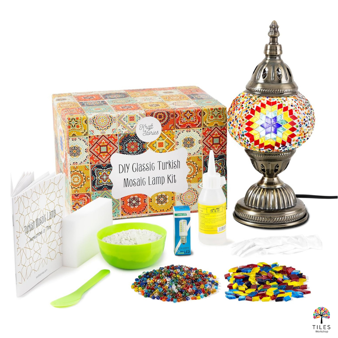 Table Lamp Turkish Mosaic Lighting Kit