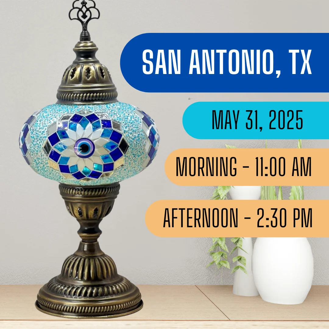 Mosaic Lamp Workshop San Antonio, TX - May 31th