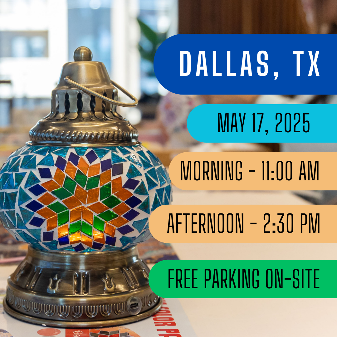 Mosaic Lamp Making Workshop in Dallas, Texas - Saturday, May 17th (Free parking)
