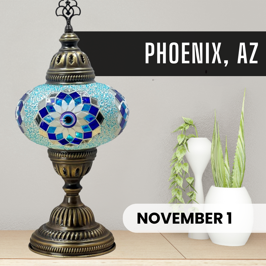 Mosaic Lamp Workshop Phoenix, Arizona