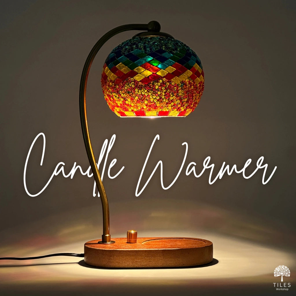 DIY Candle Warmer Lamp Kit Turkish Mosaic Light