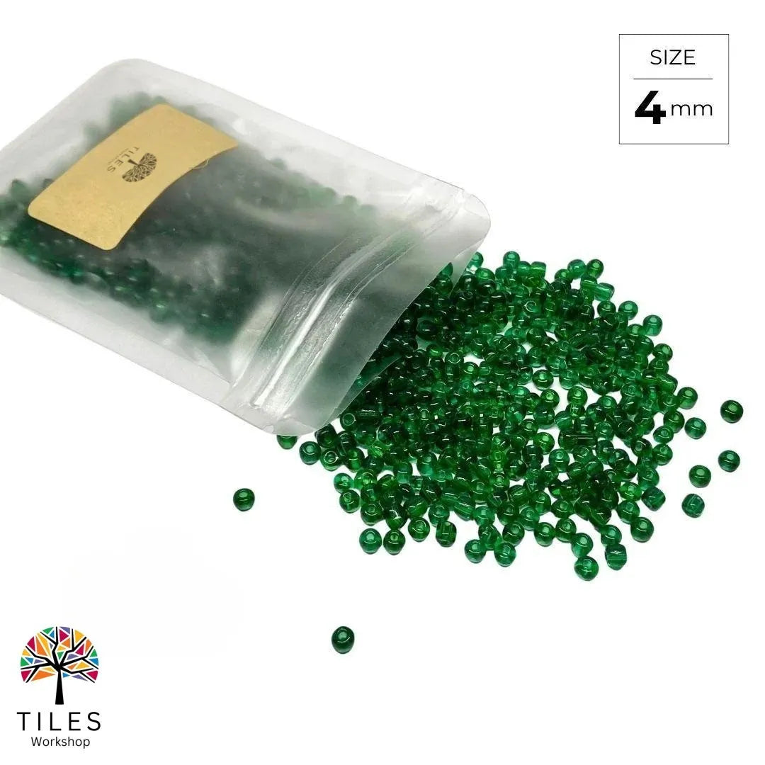 Glass Seed Beads for Turkish Mosaic Lamp Decoration