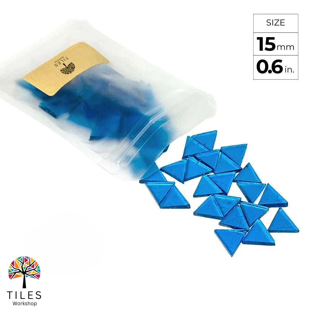 Triangle Mosaic Tiles for Turkish Lamps Making