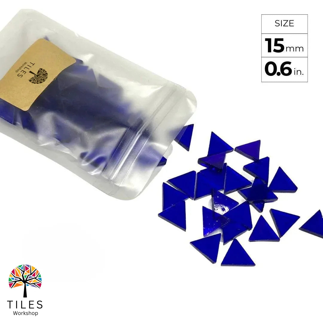 Triangle Mosaic Tiles for Turkish Lamps Making