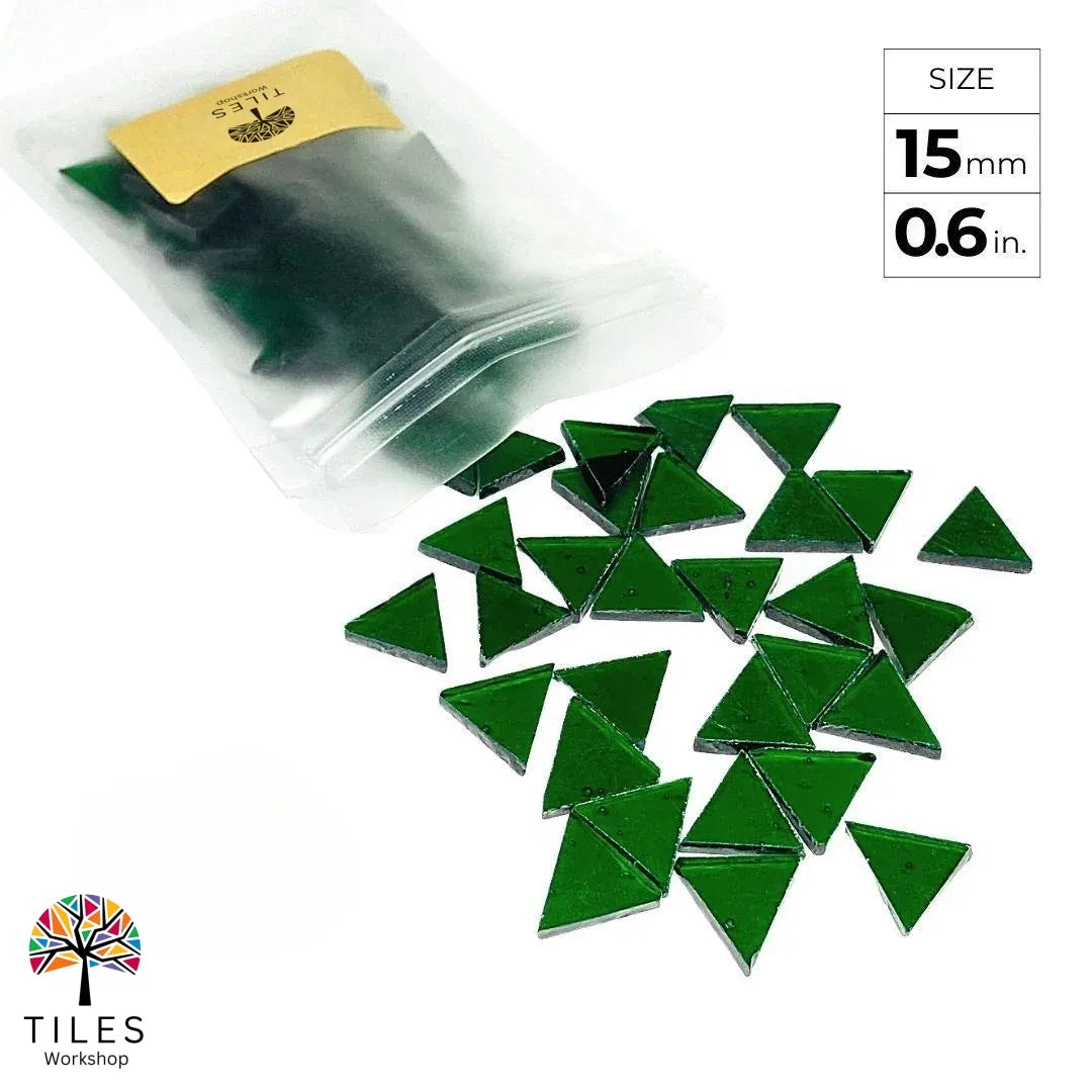Triangle Mosaic Tiles for Turkish Lamps Making