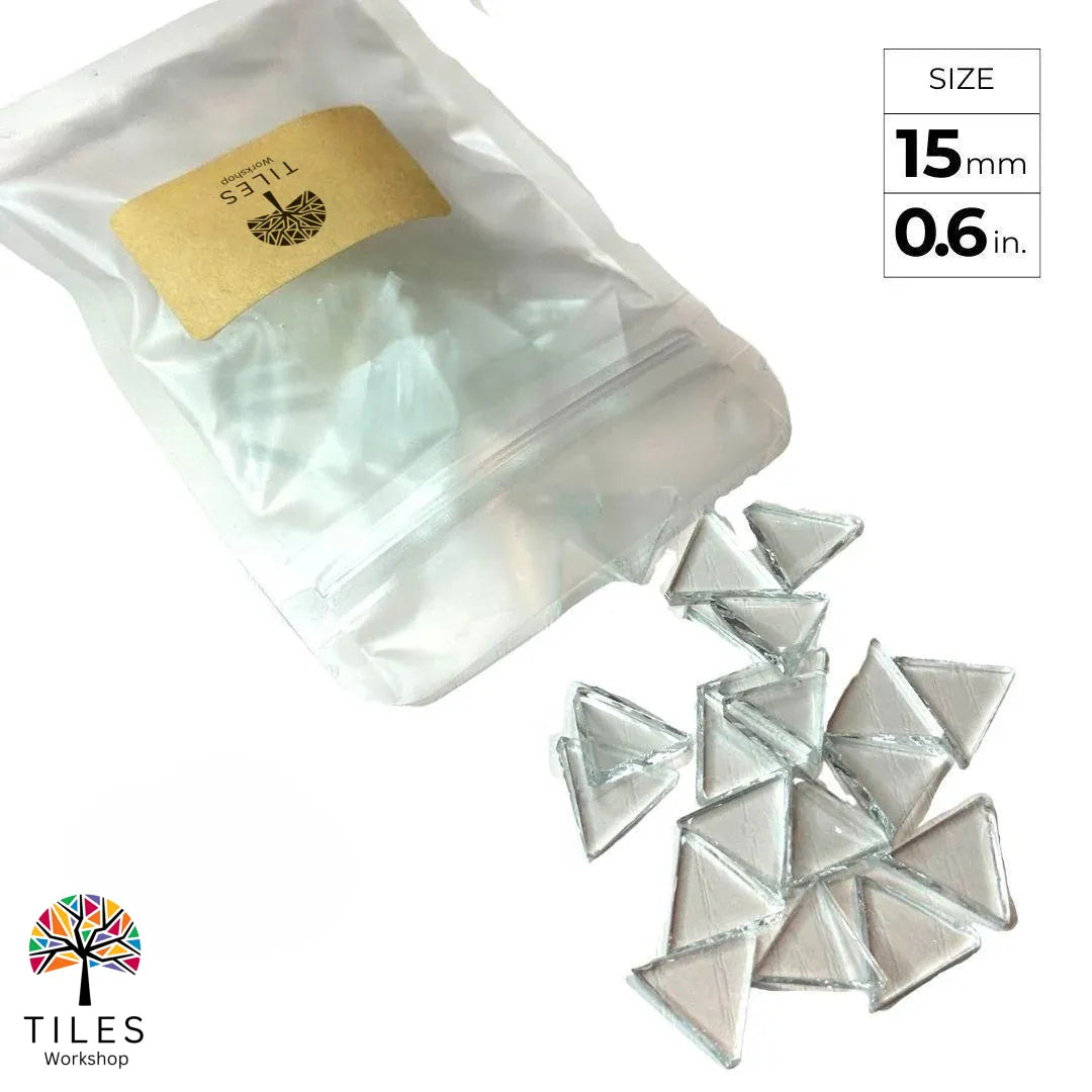 Triangle Mosaic Tiles for Turkish Lamps Making