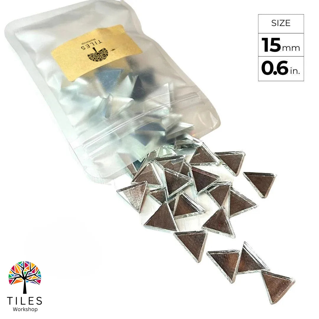 Triangle Mosaic Tiles for Turkish Lamps Making