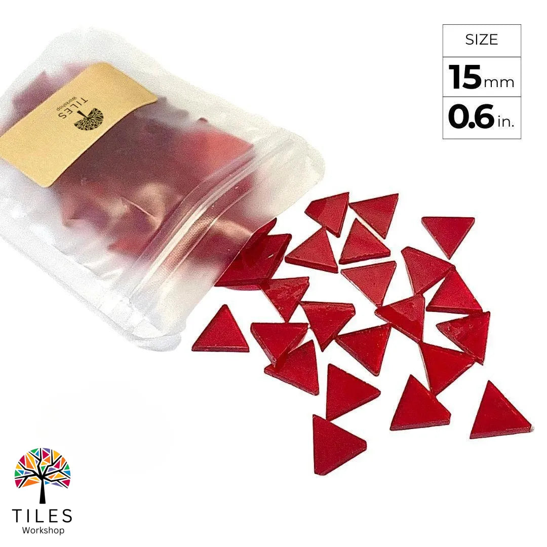 Triangle Mosaic Tiles for Turkish Lamps Making